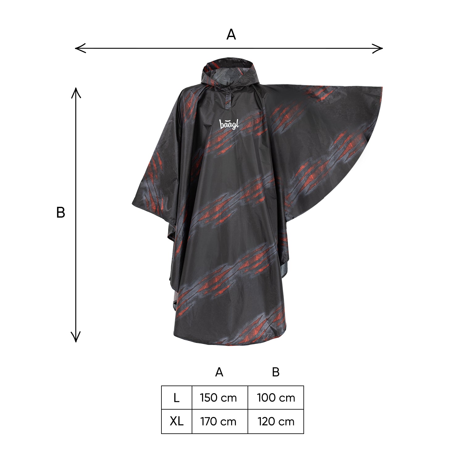 baagl-volcano-poncho-pluie-xl-170-190-cm-r-fl-chissant image 7