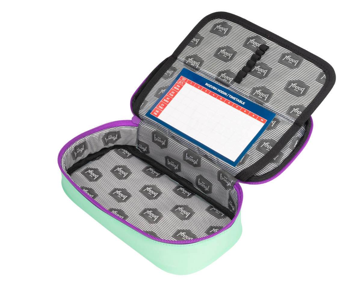 baagl-skate-mint-tui-scolaire-trousse-crayons-fille-vide image 2