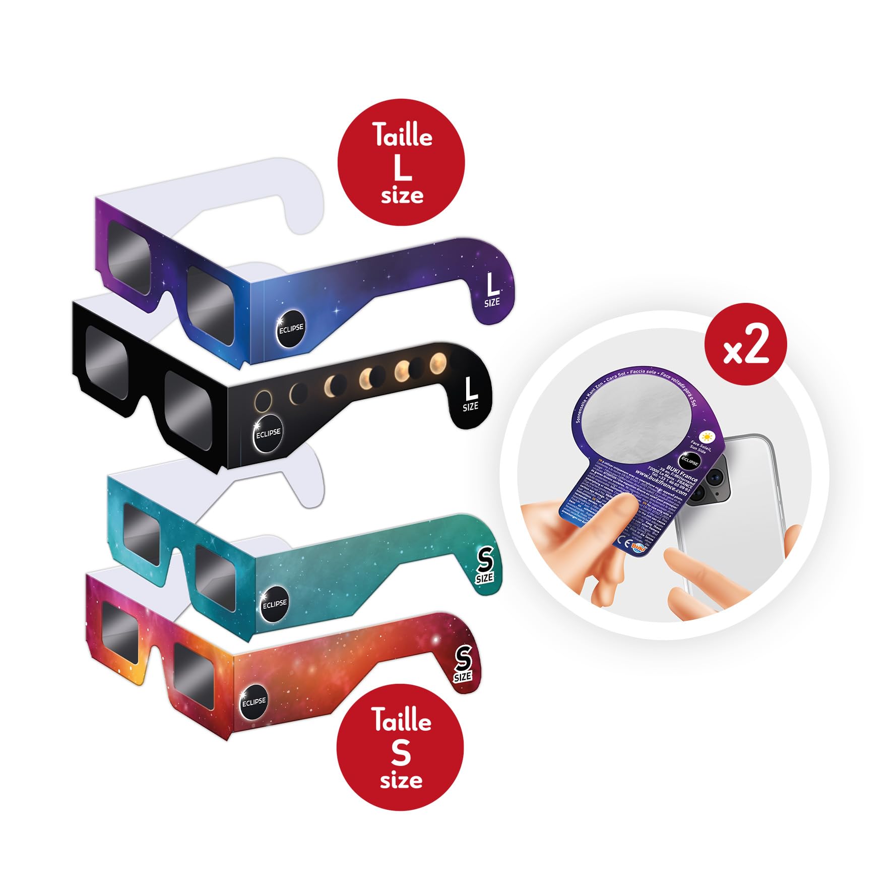 buki-espace-lunettes-clipse-solaire-family-pack-4-paires image 3