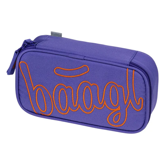 baagl-orange-trousse-scolaire-recycl-e-vide-ykk image 1