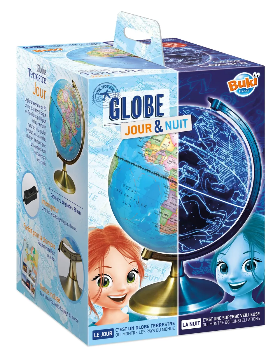 buki-7345-globe-jour-et-nuit-version-fran-aise-21-cm-constellations image 1