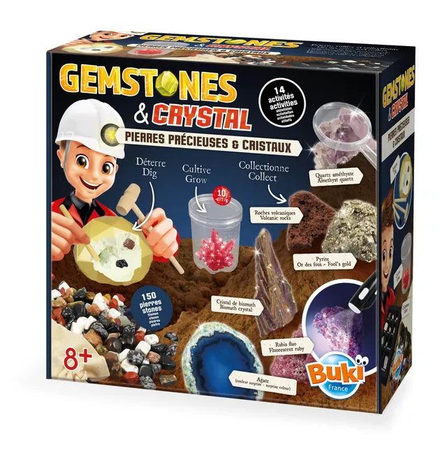 buki-science-pierres-pr-cieuses-coffret-cristaux-27-pierres image 1