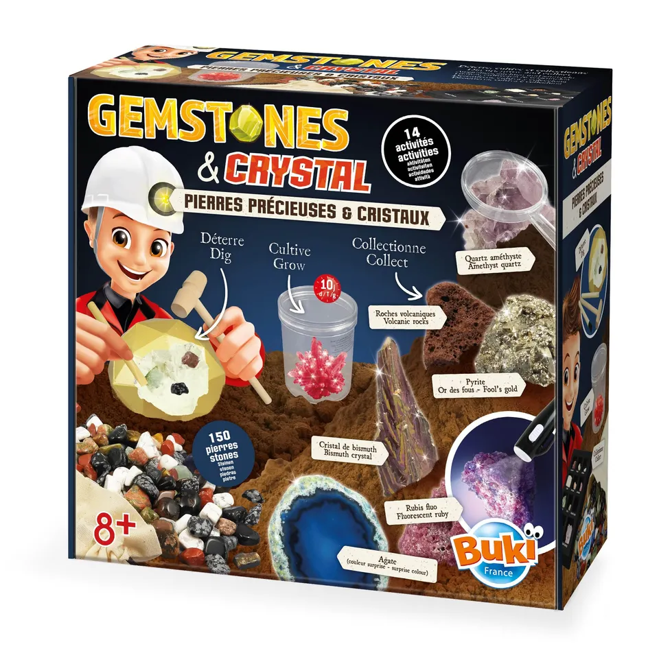 buki-science-pierres-pr-cieuses-coffret-cristaux-27-pierres image 1