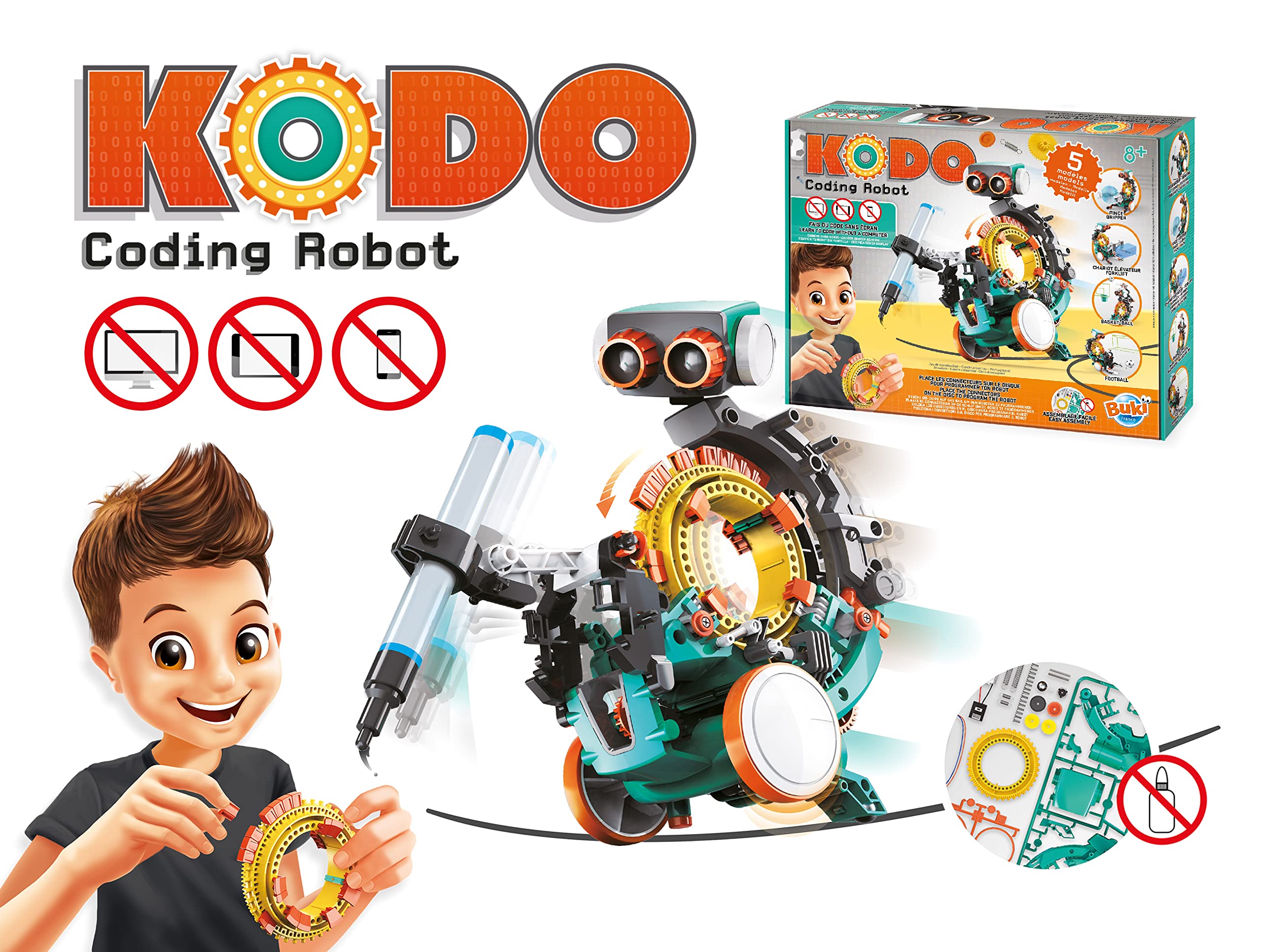 buki-7507-kodo-robot-codage-jeu-construction-programmable-8-ans image 2