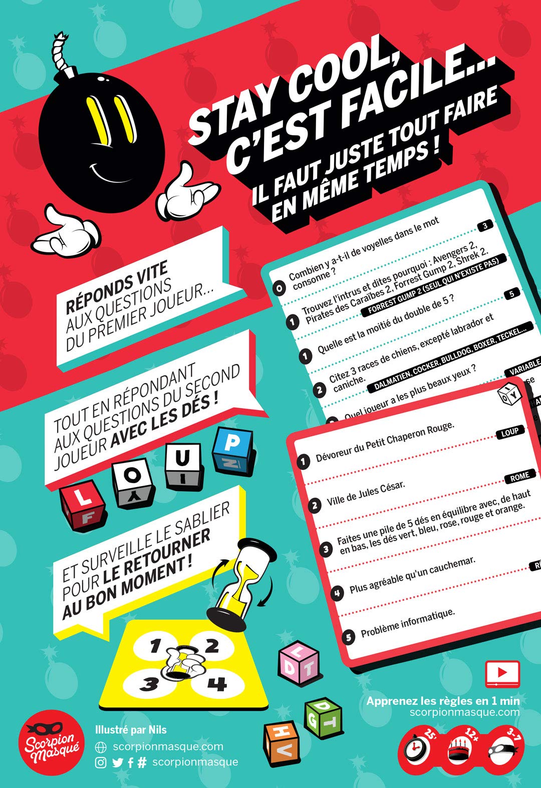 scorpion-masqu-stay-cool-jeu-de-soci-t-ambiance-d-s-12-ans image 3