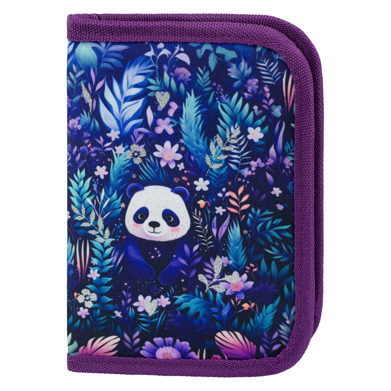 baagl-jungle-panda-trousse-1-compartiment-ykk image 1