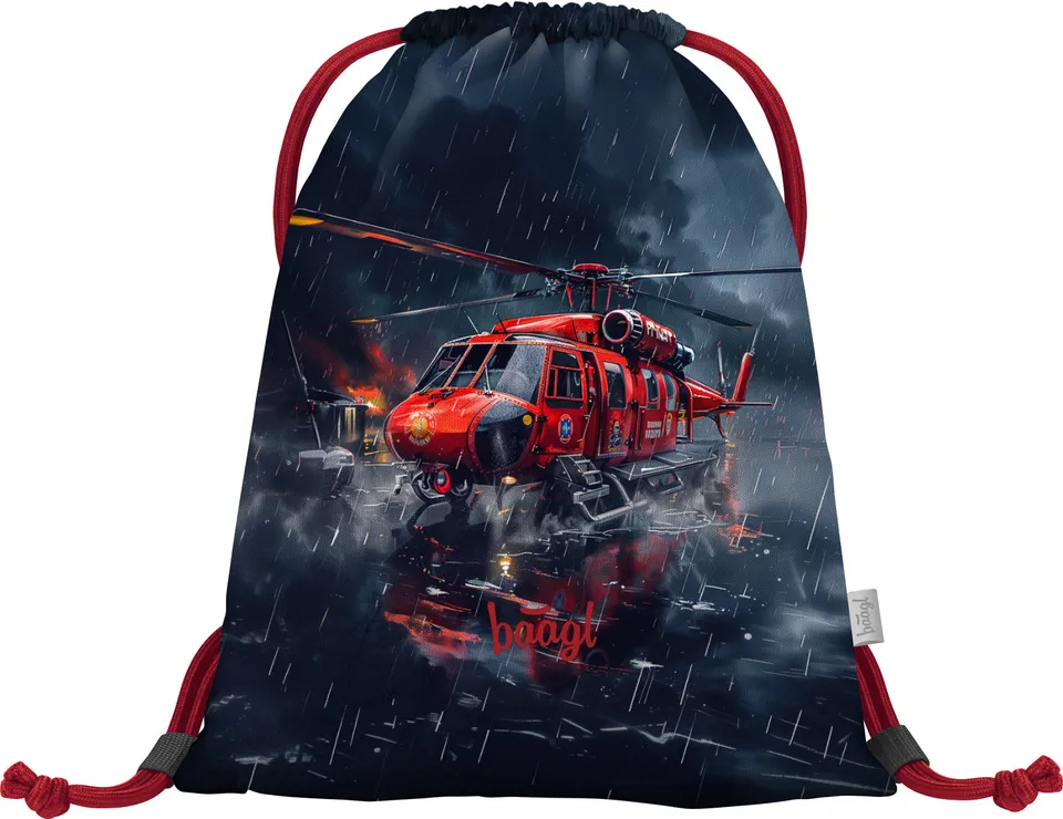 baagl-gym-sacks-rescuers-sac-de-gym-motif-secours image 1
