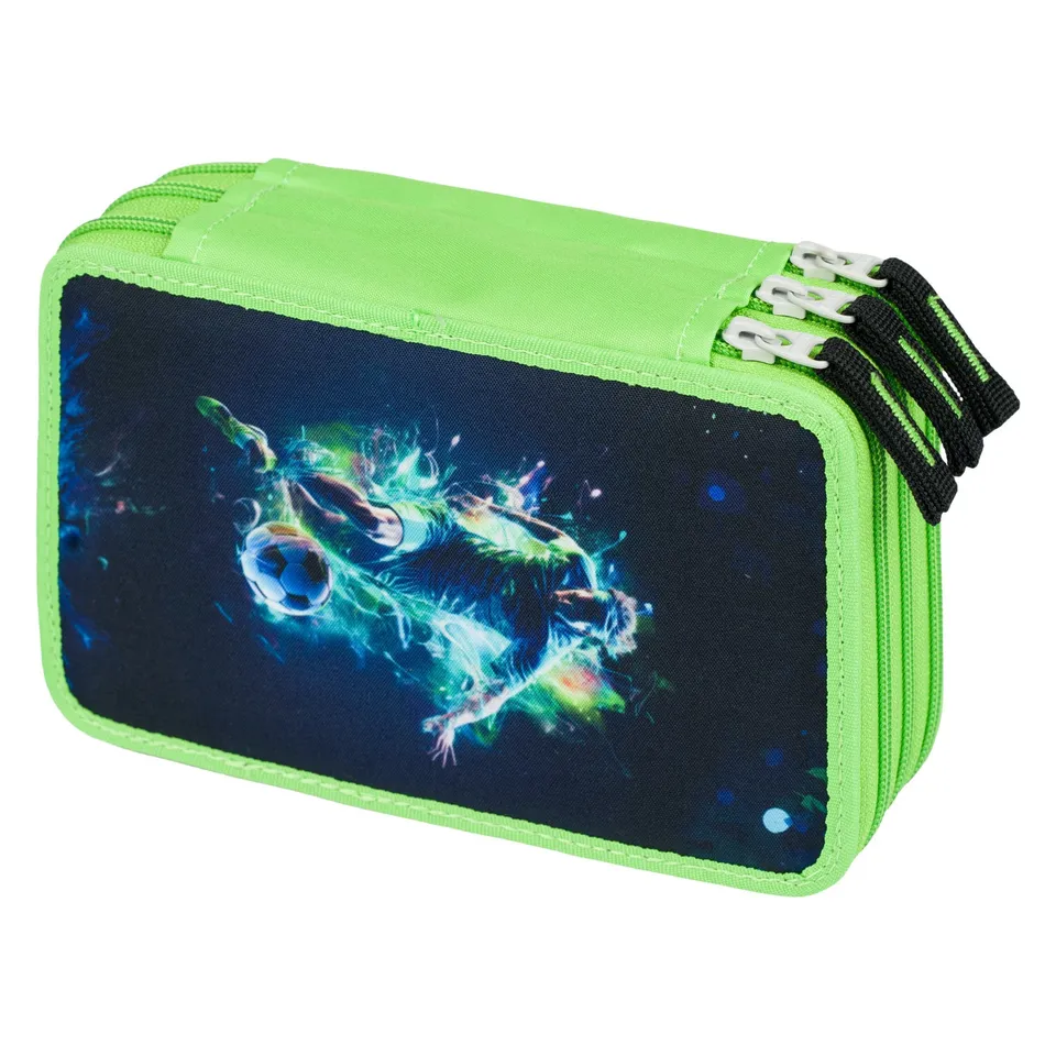 baagl-football-player-trousse-3-compartiments-foot-vide image 1