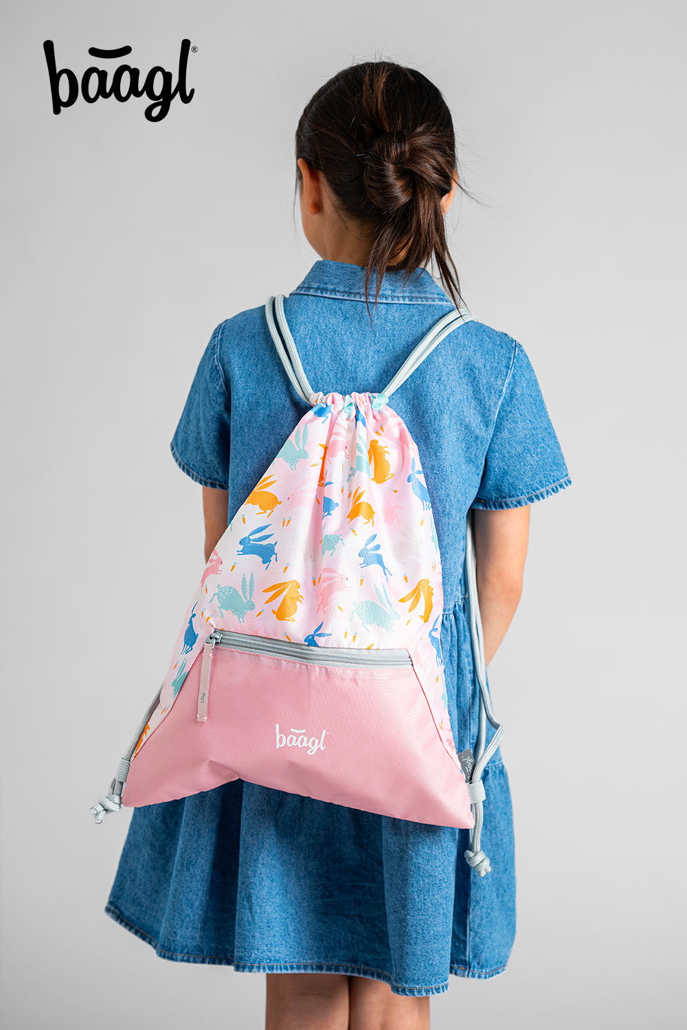 baagl-gym-sacks-sac-de-gym-bunny-poche-zip-lapin image 5