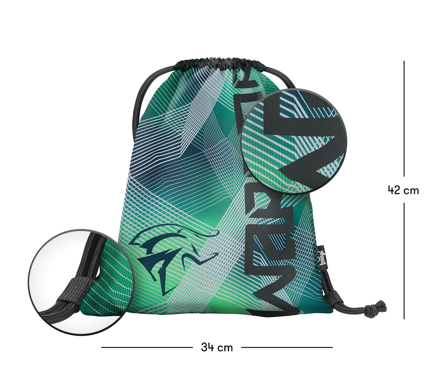 baagl-gym-sacks-warrior-sac-gym-enfant-lavable image 3