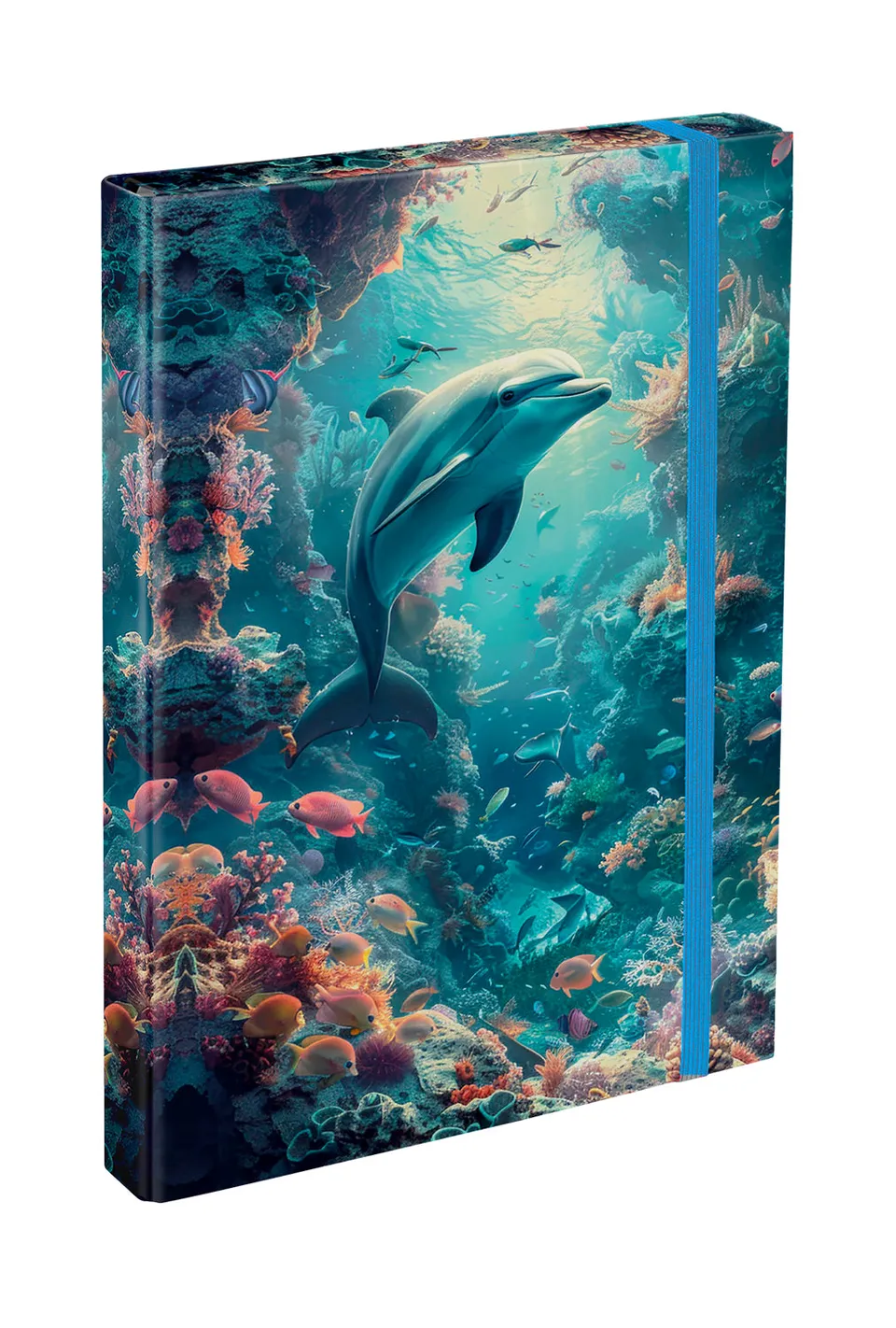 baagl-dolphin-chemise-a4-lastique-dauphin image 1