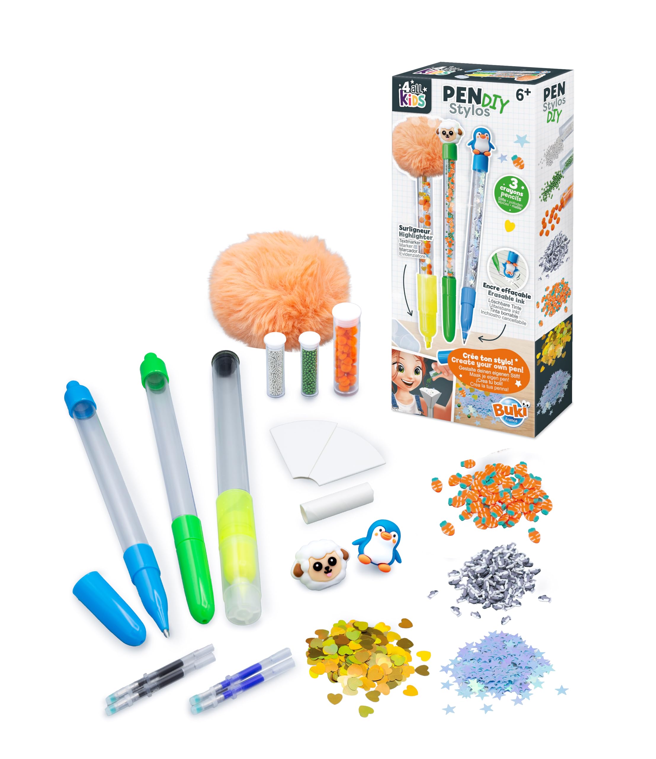 buki-fk009-animaux-recharge-stylos-effa-ables image 2