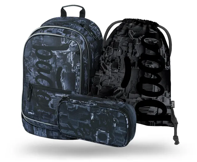 baagl-school-sets-core-technic-cartable-25-l-trousse image 1
