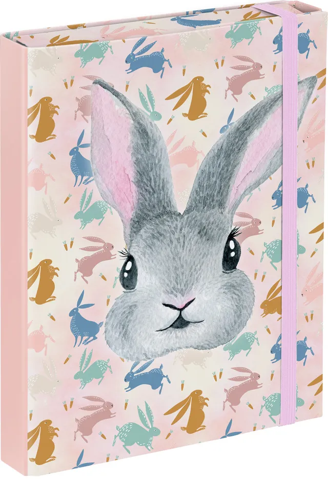 baagl-bunny-chemise-a5-porte-cahiers-lapin image 1