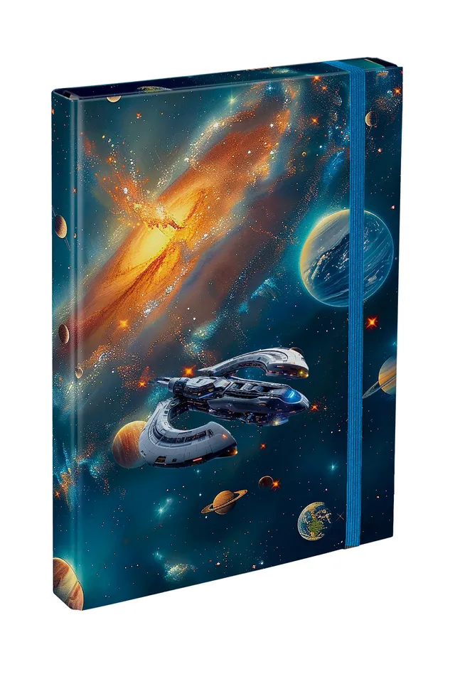 baagl-universe-chemise-a4-lastique-rigide image 1