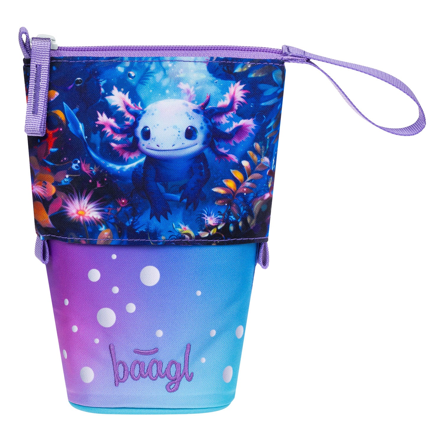 baagl-pop-up-trousse-axolotl-enfant-recycl-e image 1