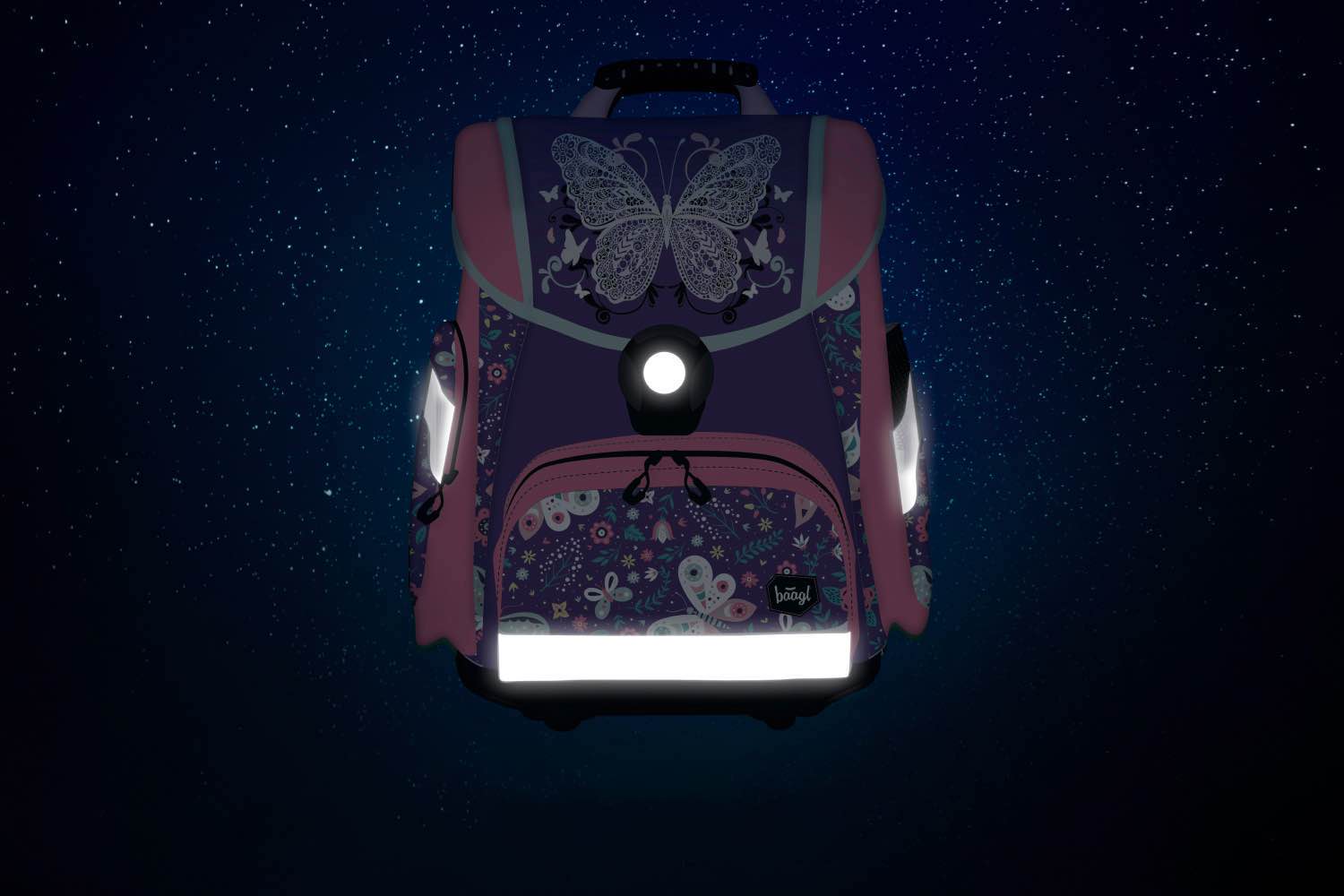 baagl-classic-butterfly-cartable-cp-fille-18-l image 6