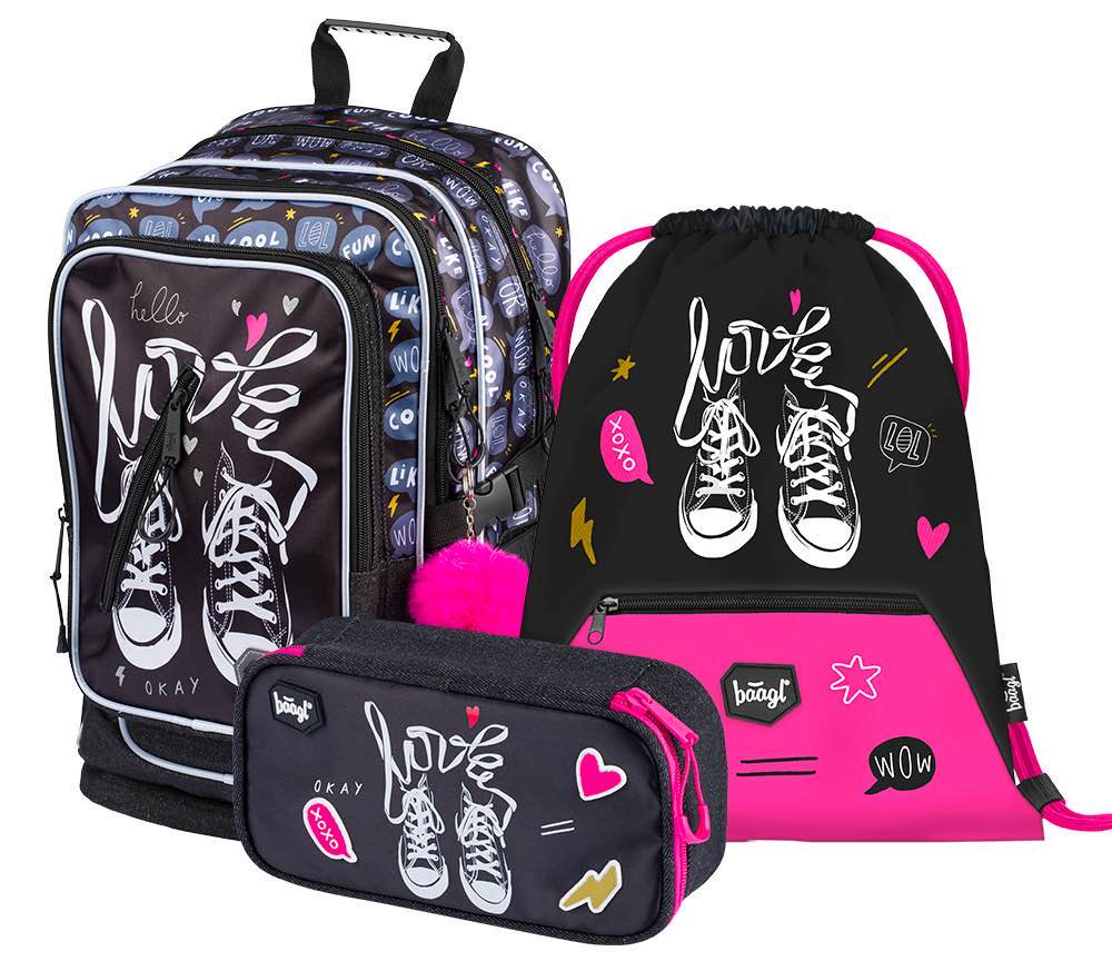 baagl-cubic-sneakers-set-scolaire-3-pi-ces-29-l-imperm-able image 1