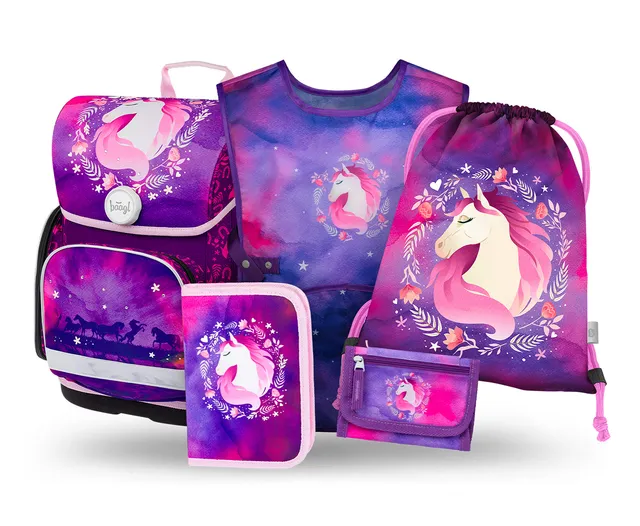 baagl-ergo-cartable-horse-iii-ensemble-scolaire-fille image 1