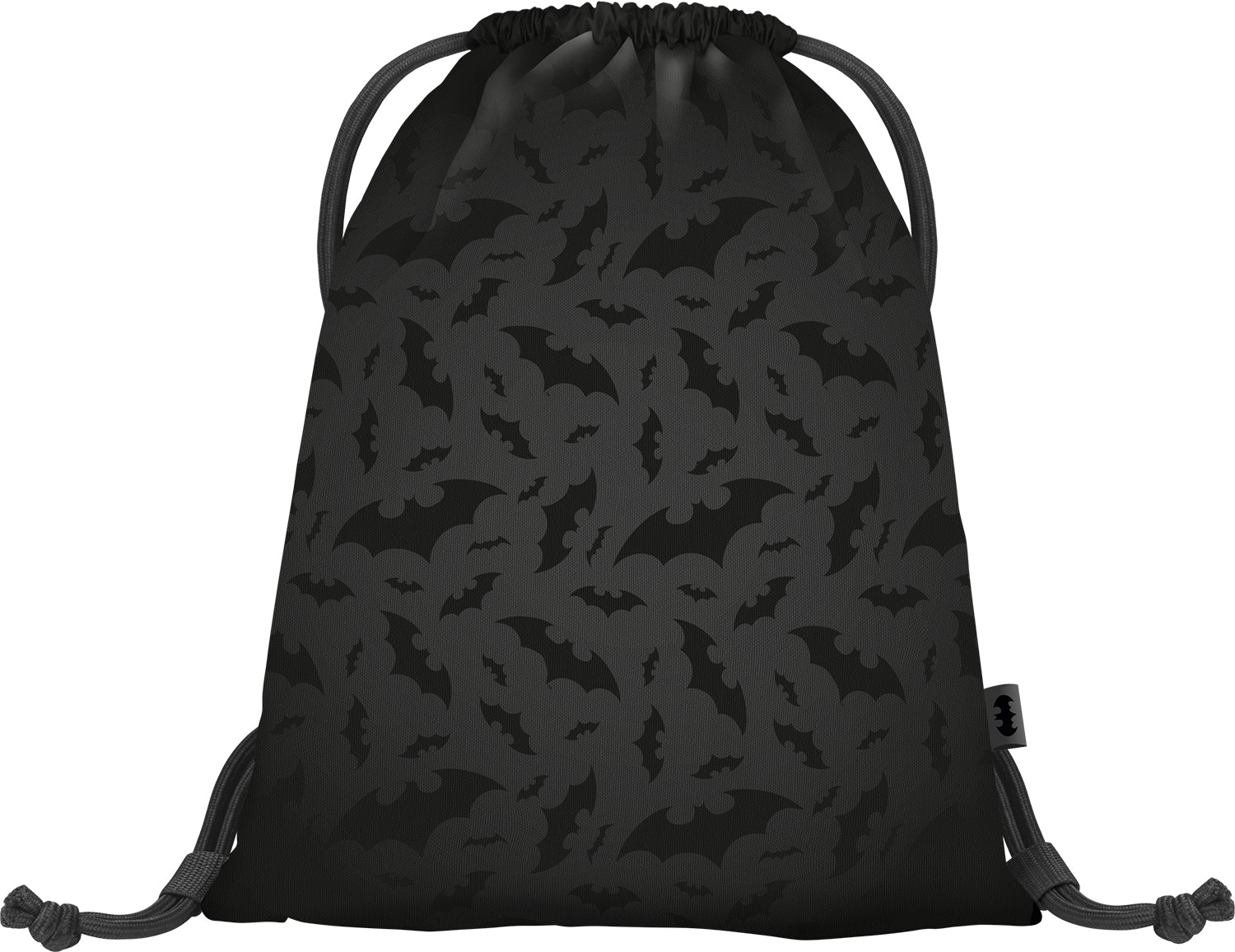 baagl-gym-sacks-batman-black-sac-de-gym-noir-recycl image 2