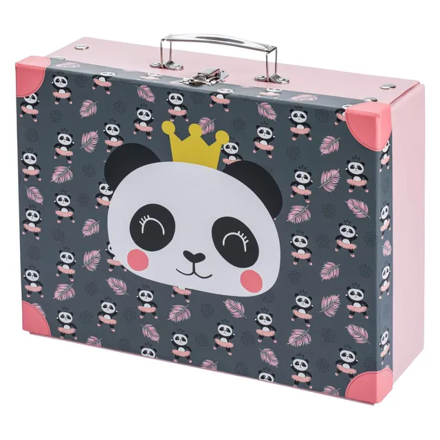 baagl-panda-mallette-scolaire-pliable-motif-panda image 1