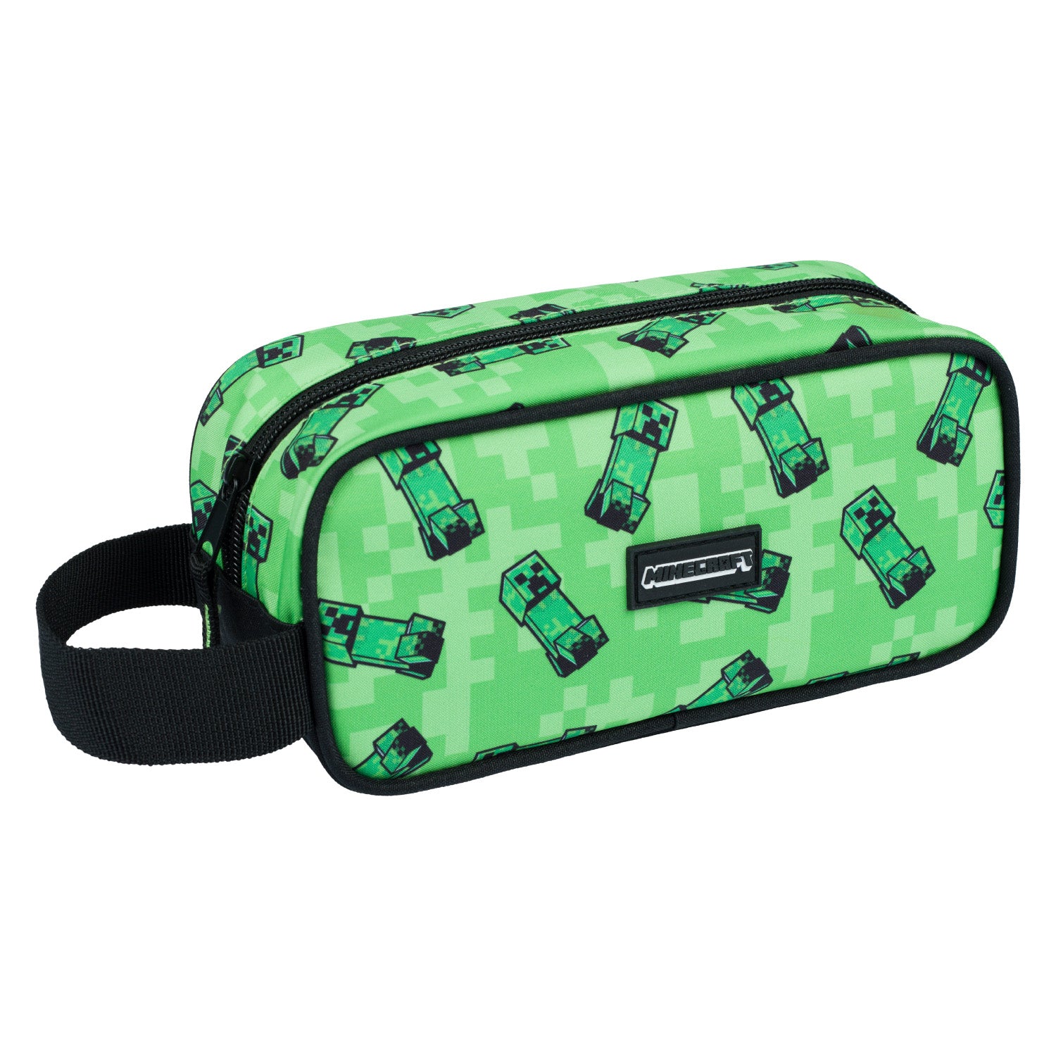 baagl-minecraft-creeper-trousse-scolaire-1-compartiment image 1
