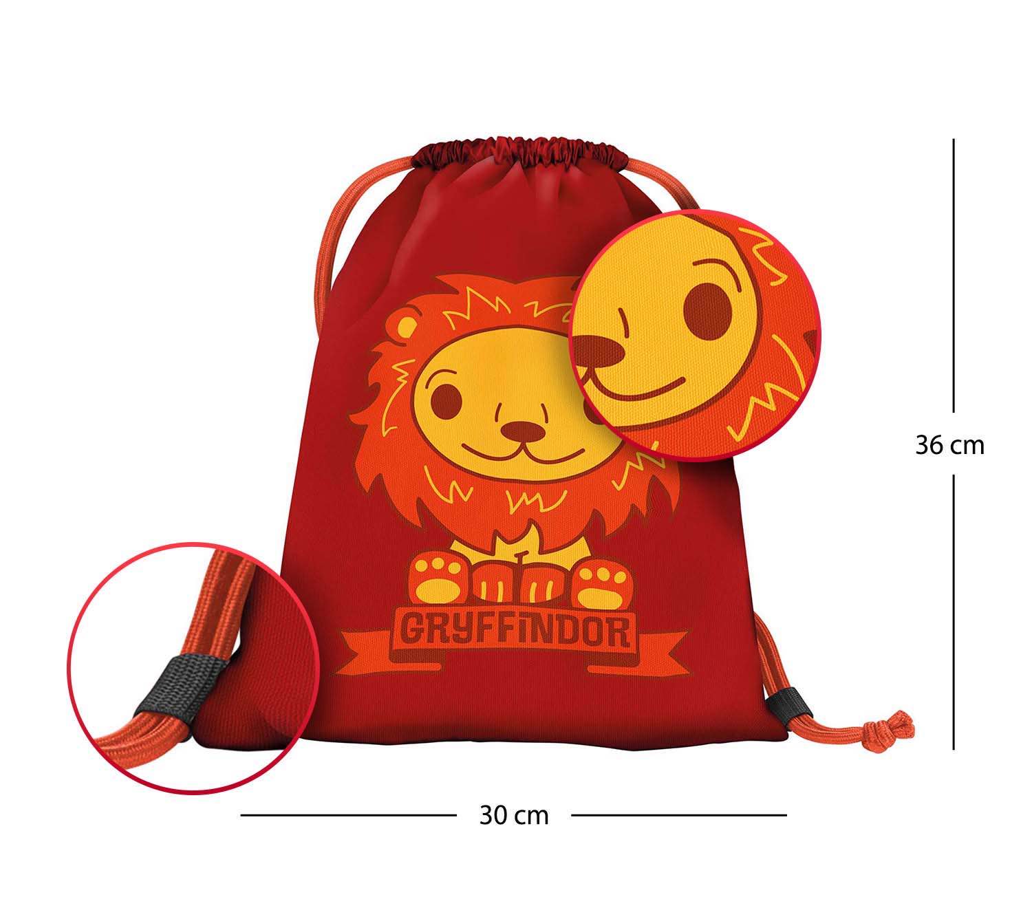 baagl-harry-potter-gryffindor-sac-de-gym-enfant-maternelle image 3
