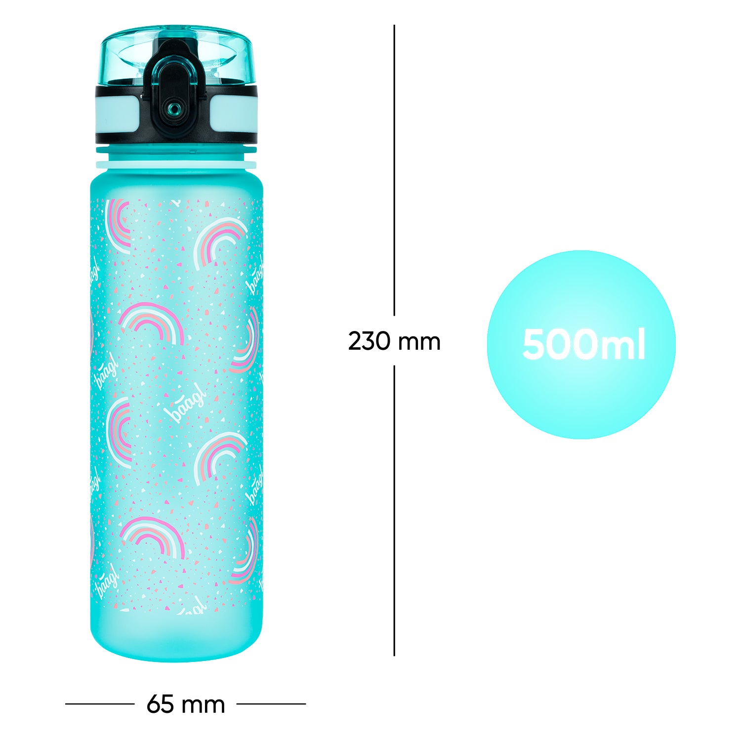 baagl-rainbow-gourde-tritan-500-ml-tanche image 7