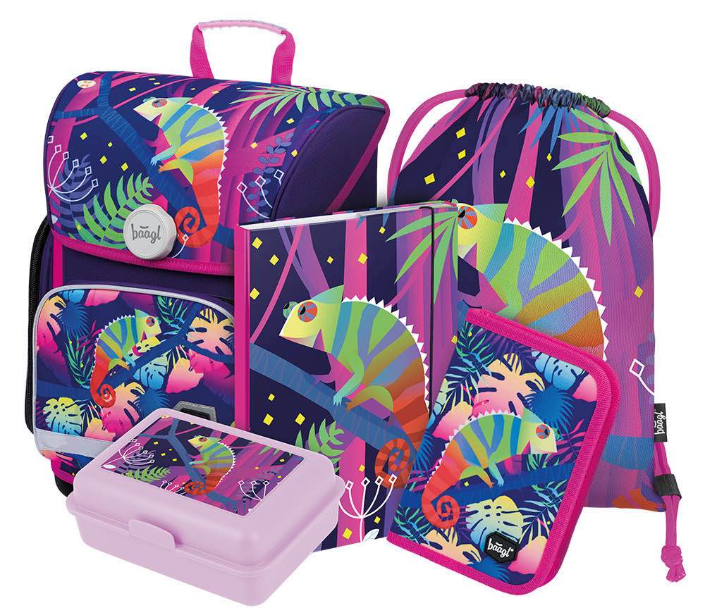 baagl-school-sets-ergo-chameleon-ii-cartable-fille-magn-tique image 1