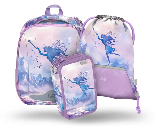 baagl-shelly-fairy-set-cartable-fille-23-l-cp image 1