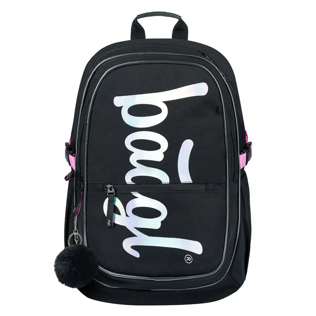 baagl-core-metallic-holo-sac-dos-scolaire-25-l-holographique image 1