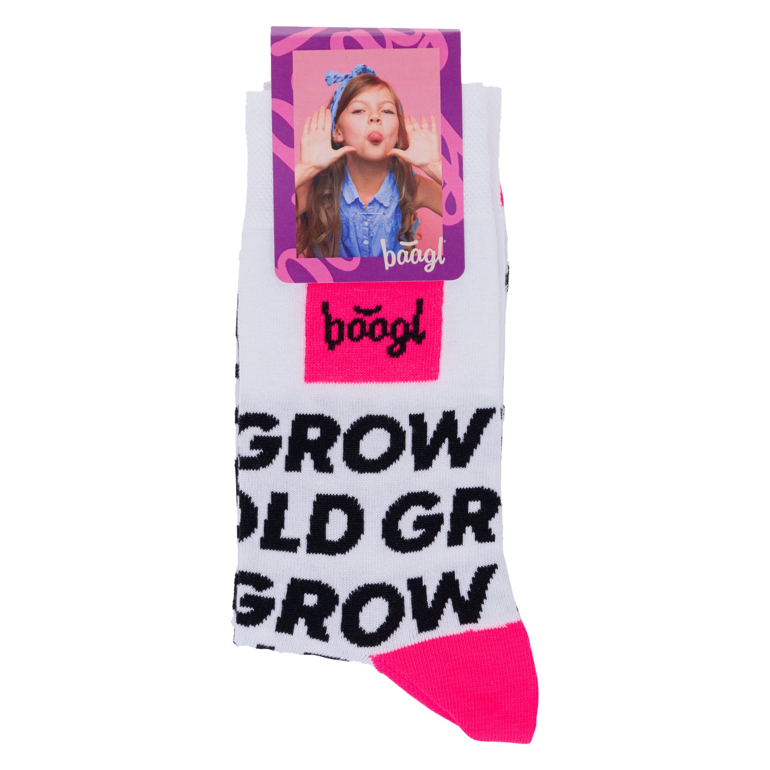 baagl-grow-bold-chaussettes-blanches-enfant-31-34 image 3