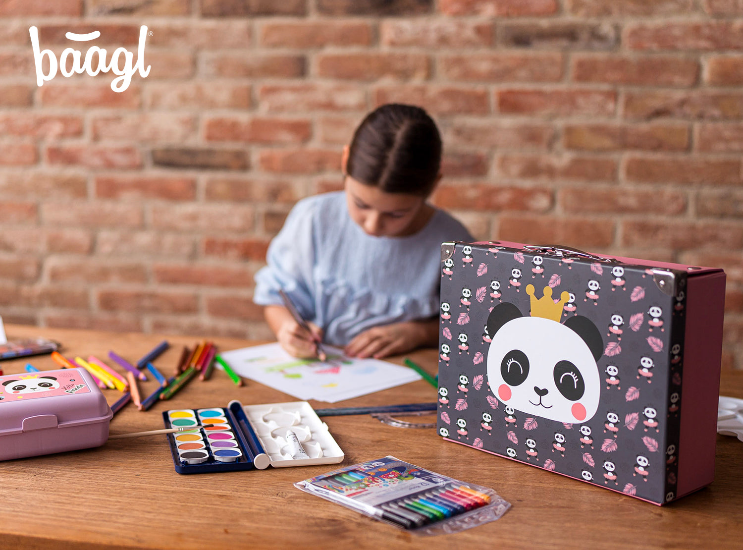 baagl-panda-mallette-scolaire-pliable-enfant-panda image 5