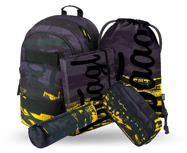 baagl-skate-dune-ii-ensemble-scolaire-sac-dos-25-l-skate-gar-on image 1