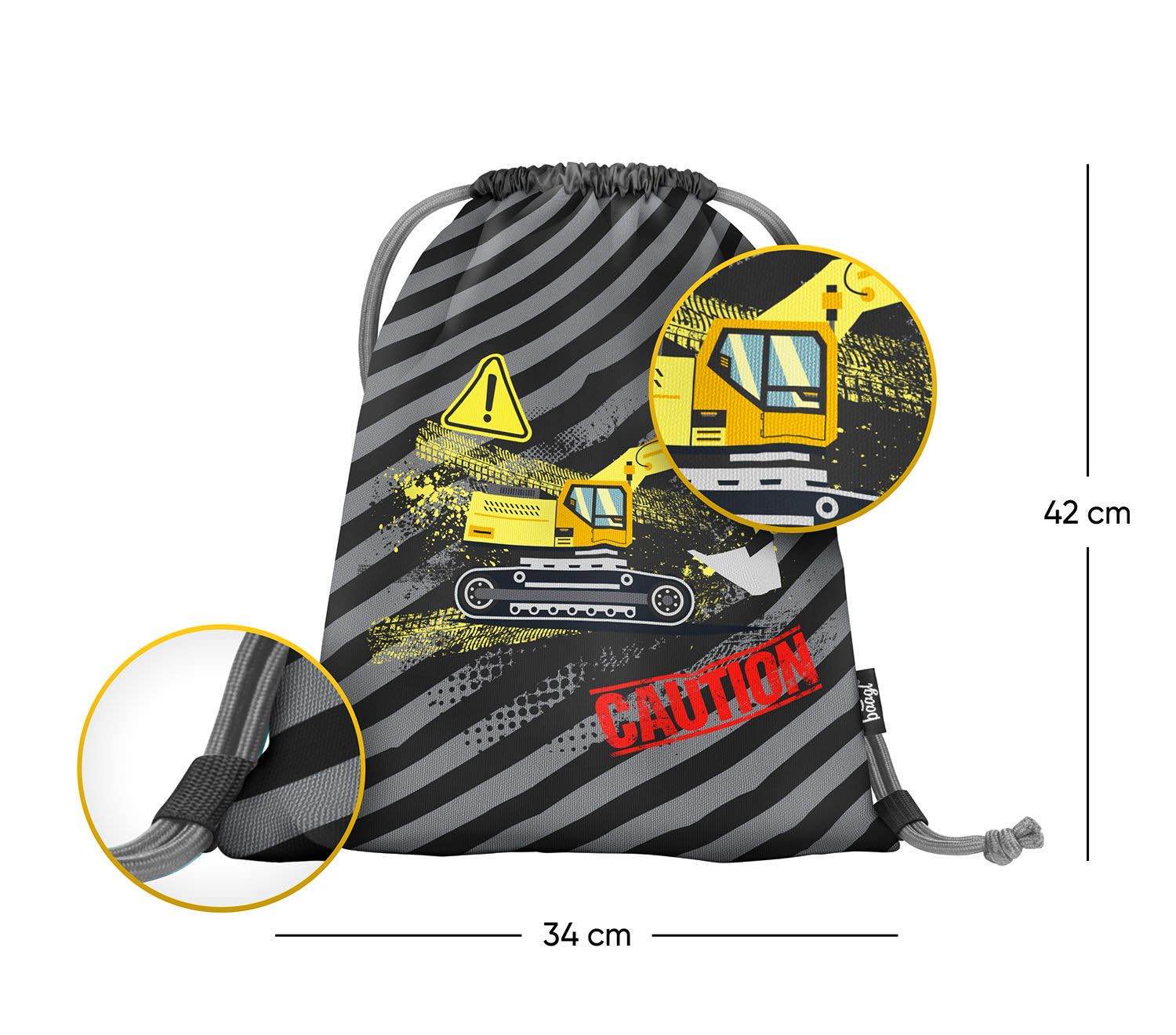 baagl-digger-sac-gym-enfant-lavable image 2