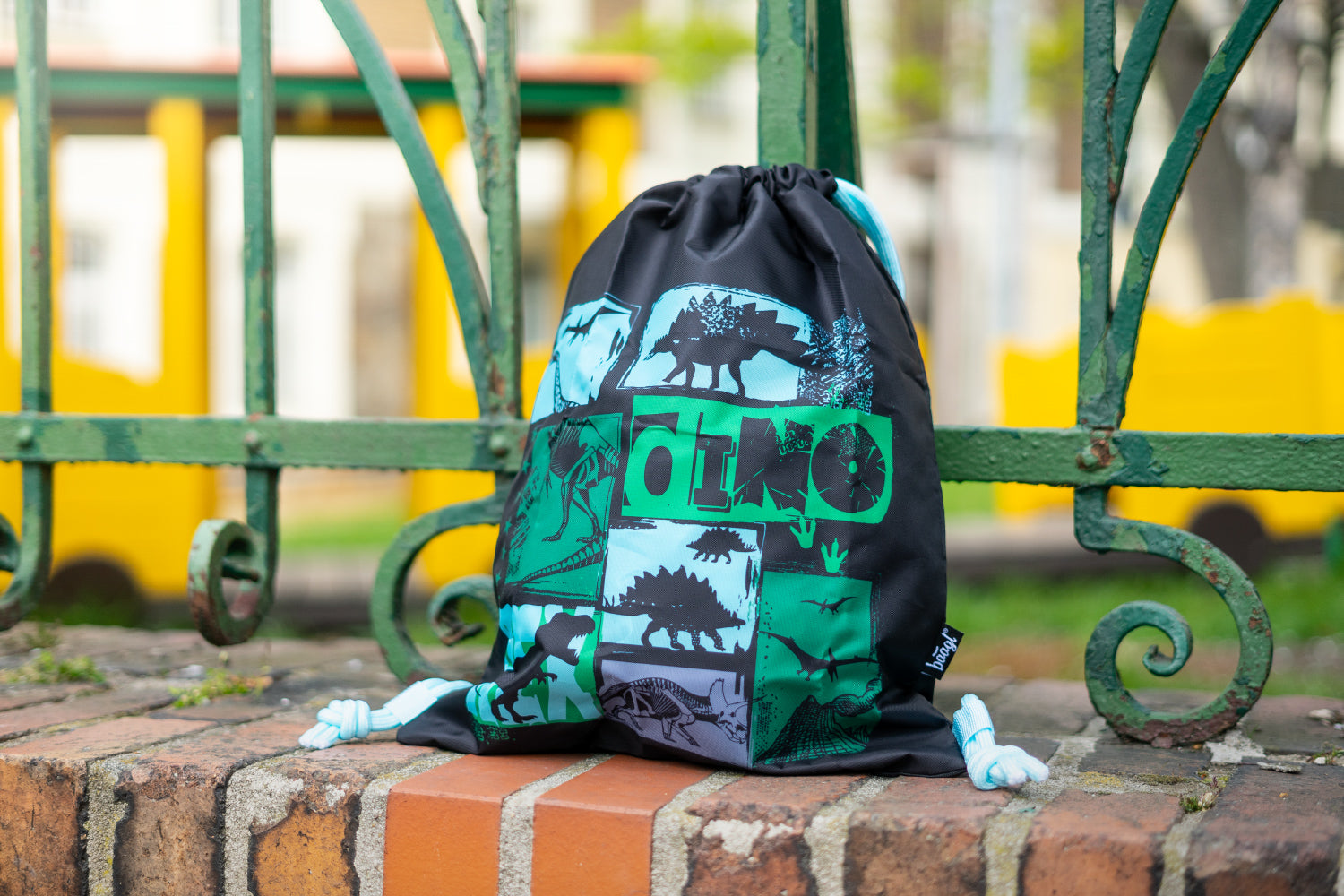 baagl-gym-sacks-dino-sac-de-gym-dino-avec-filet image 5
