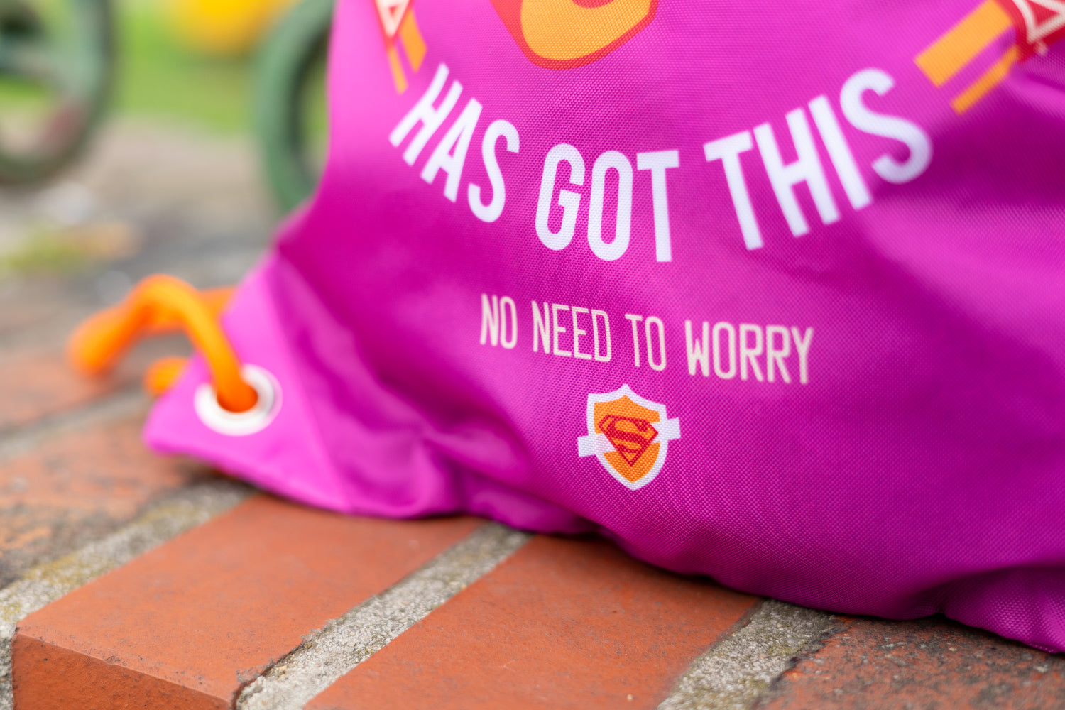 baagl-supergirl-stay-calm-sac-gym-fille-lavable image 3