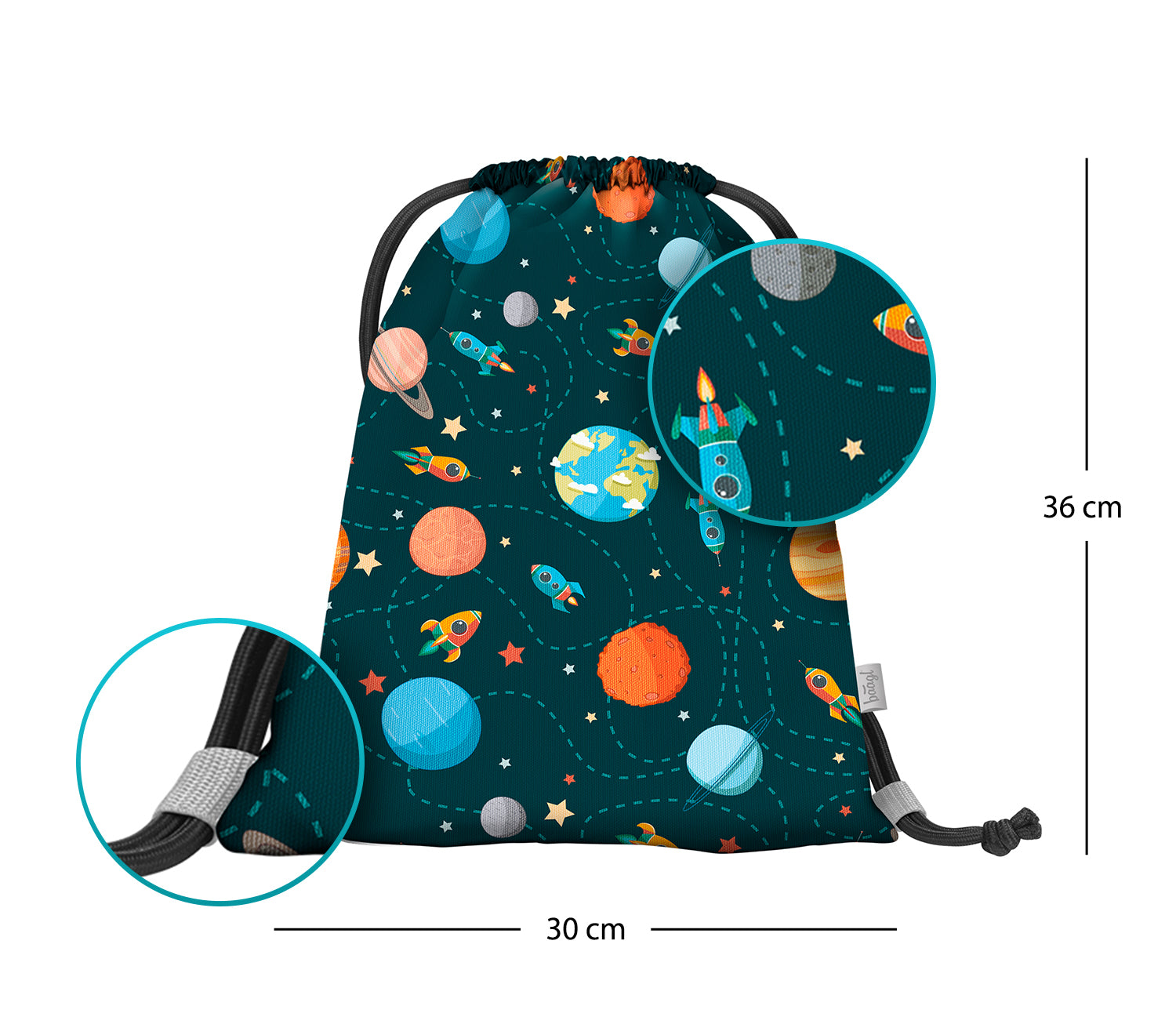 baagl-gym-sacks-planets-sac-gym-maternelle-plan-tes image 3