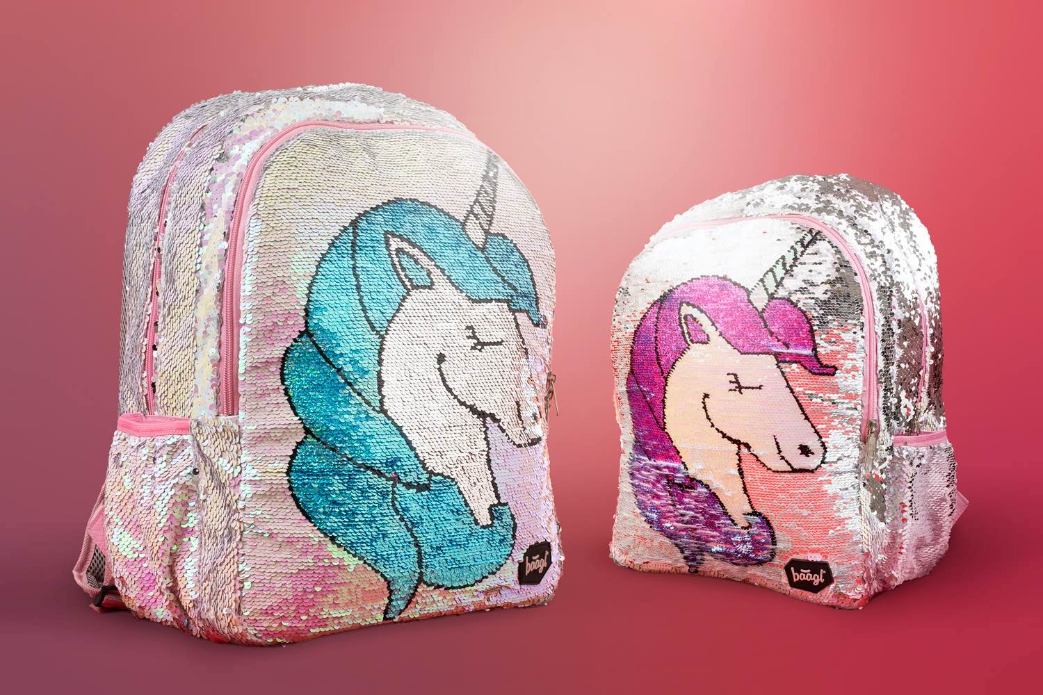 baagl-fun-unicorn-sac-dos-scolaire-29-l-porte-monnaie image 7
