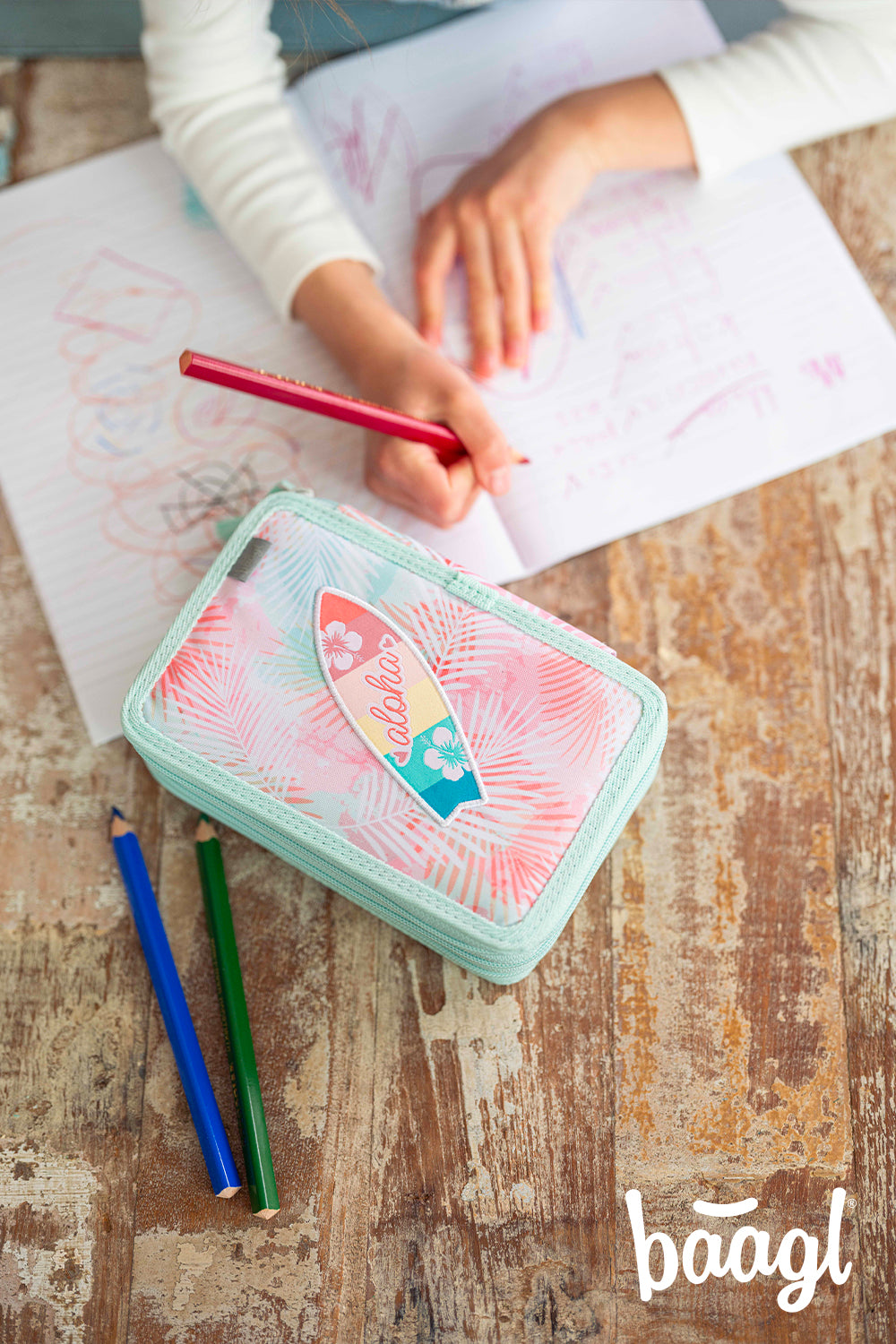 baagl-sunset-trousse-3-compartiments-fille-recycl-e image 6