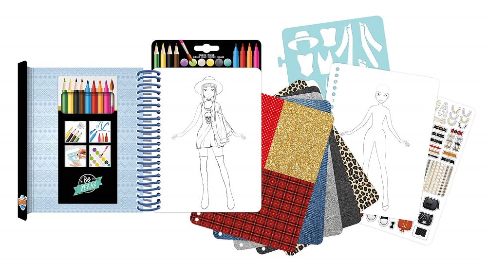 buki-cm103-carnet-de-mode-tenue-rock-28-pages image 2