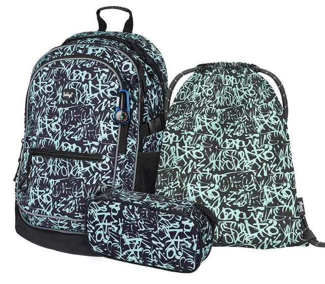 baagl-school-sets-core-graffito-sac-dos-3-pi-ces-gar-on image 1