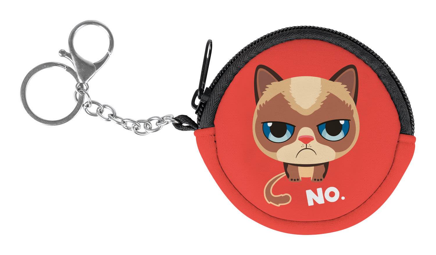 baagl-cat-portefeuille-enfant-rond-motif-chat-porte-cl-s image 1