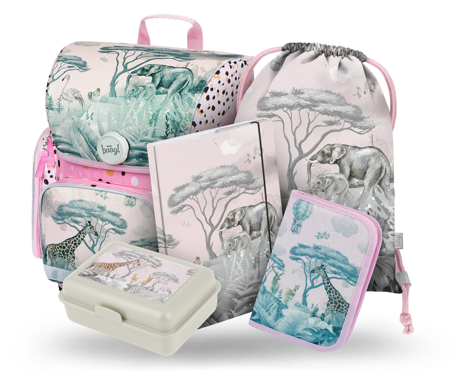 baagl-ergo-safari-ii-ensemble-scolaire-cartable-19-l image 1