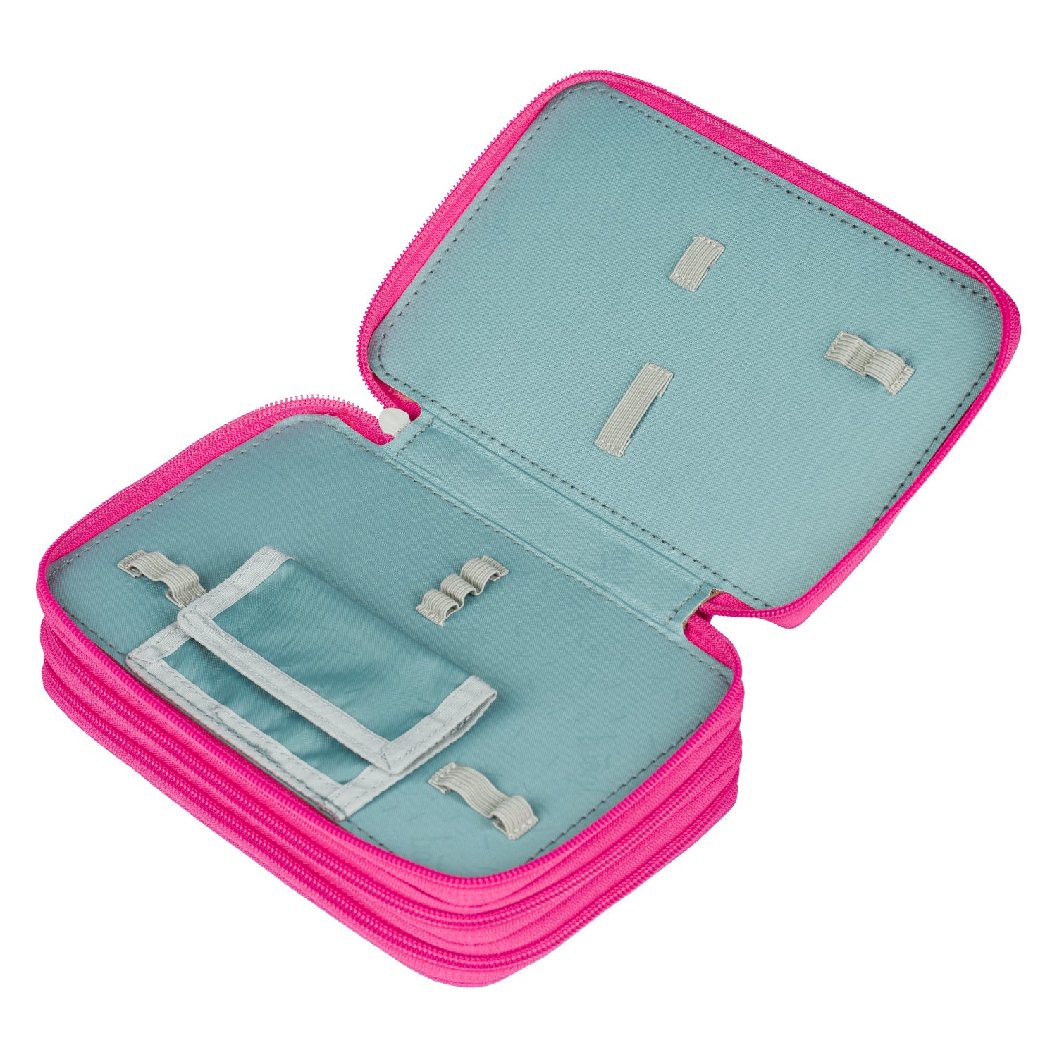baagl-three-tier-trousse-3-compartiments-flamingos-vide image 4