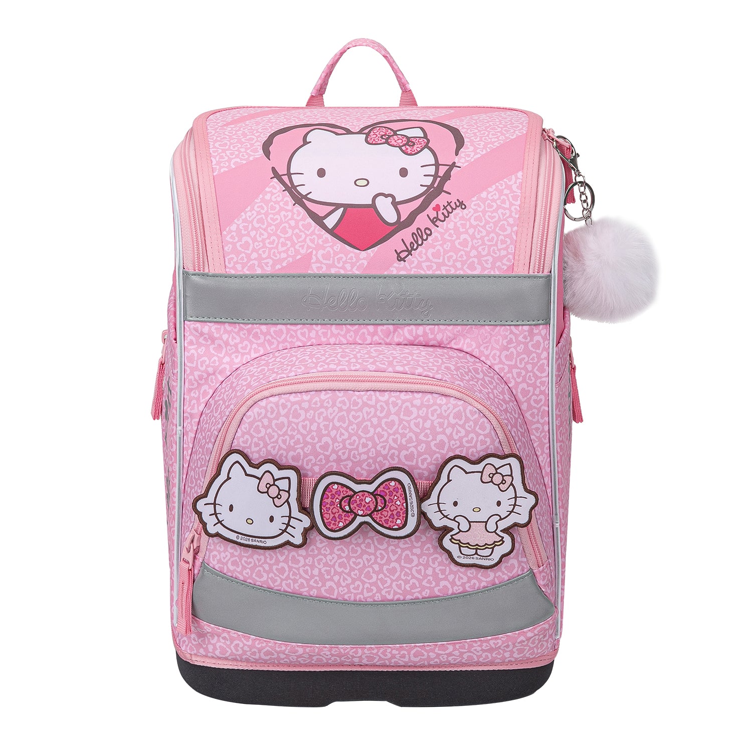 baagl-zippy-plus-hello-kitty-sweet-leopard-ii-cartable-set-fille image 2