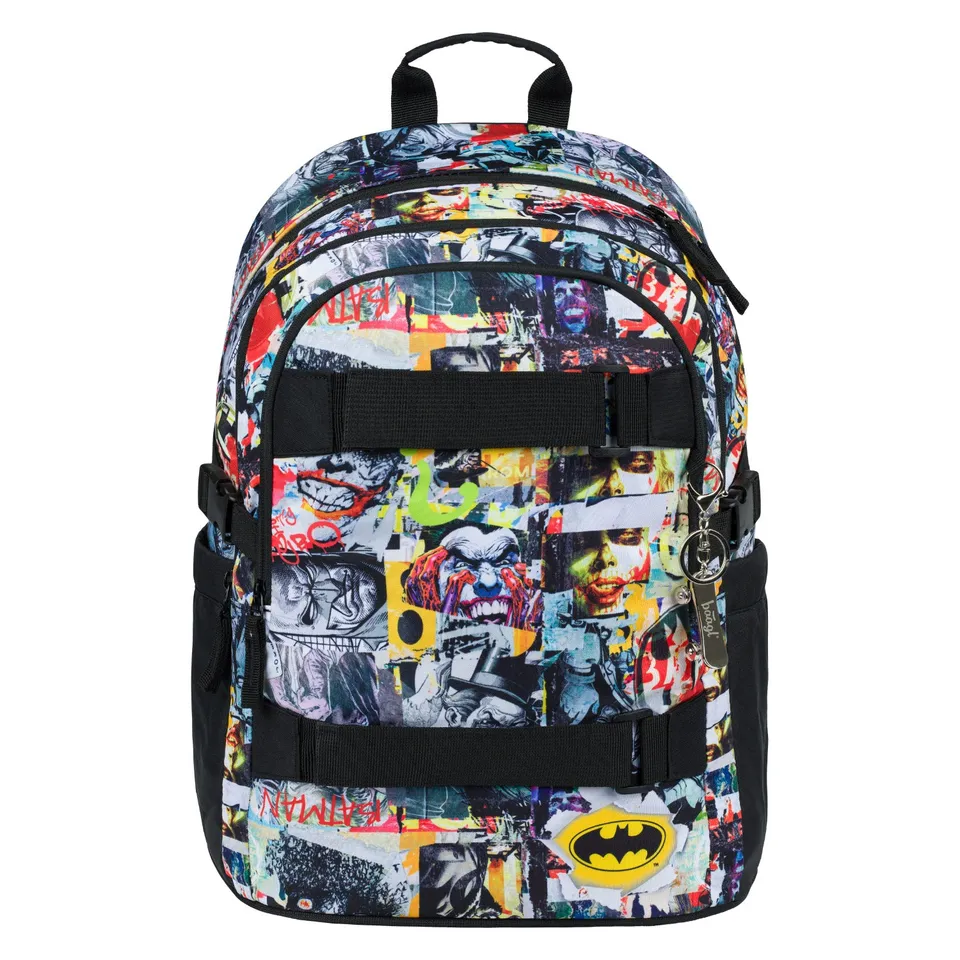baagl-skate-batman-comics-sac-dos-scolaire-25-l image 1