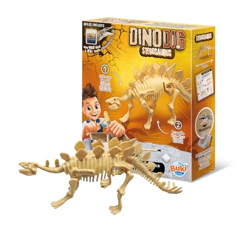 buki-science-dino-dig-stegosaurus-squelette-d-terrer-20-cm image 8