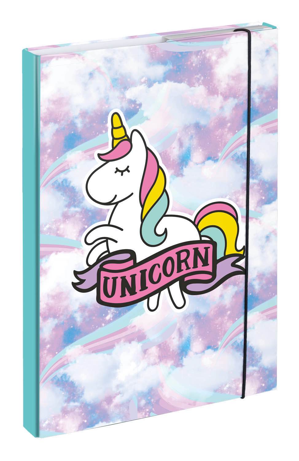 baagl-rainbow-heftbox-a4-chemise-lastique-arc-en-ciel image 1