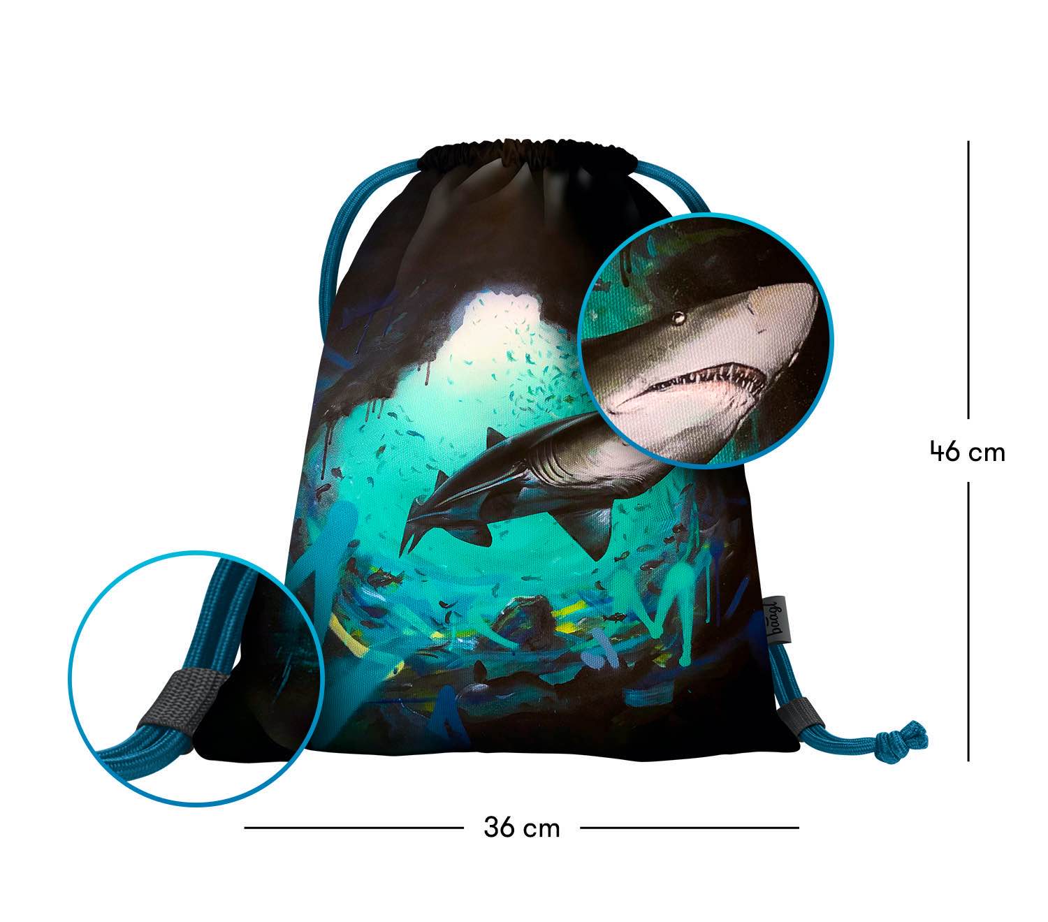 baagl-earth-shark-sac-gym-requin-lukero image 3